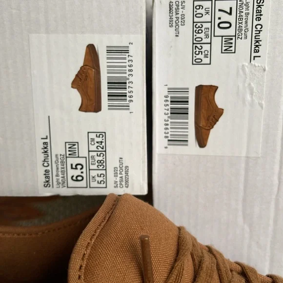 Vans WMNS Skate Chukka Low
Light Brown/Gum
VN0A4BX4BGZ
Sneakers - Picture 16 of 16